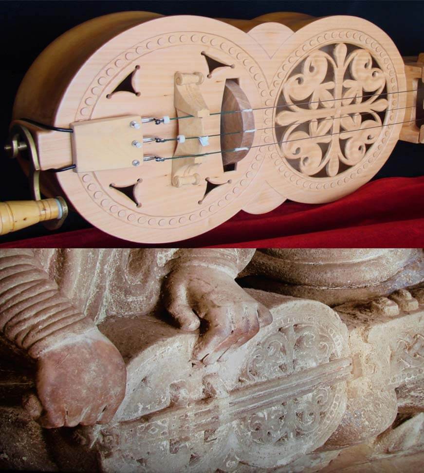 Reconstruccion del Organistrum